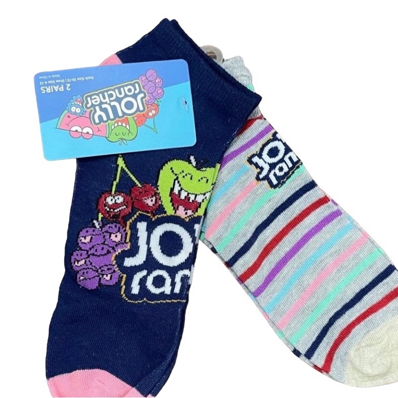 New 2pk Womens Jolly Rancher Sock Set